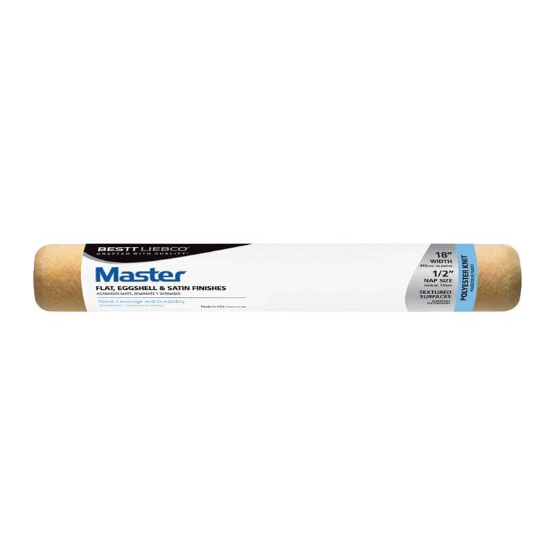 Bestt Liebco 559000800 Master Polyester Knit 18 in. W X 1/2 in. Paint Roller Cover 1 pk