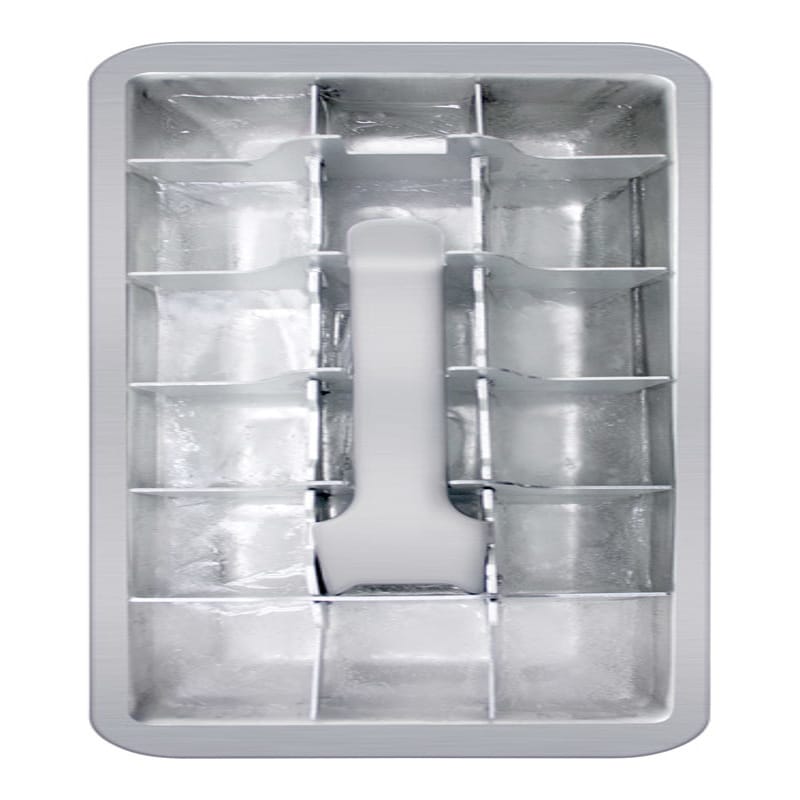 Harold Import 93251 Silver Aluminum Ice Cube Tray 6.5 oz