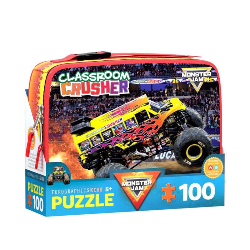 Eurographics 9100-6164 Classroom Crusher Monster Jam Truck Puzzle 100 pc