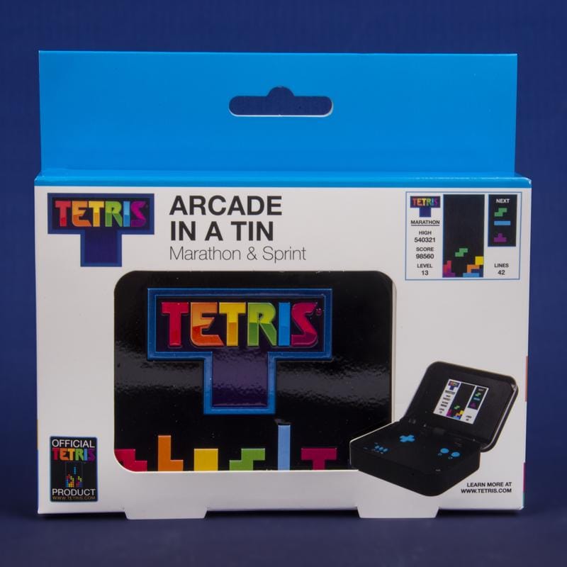 Tetris 320033 Fizz Tetris Arcade in a Tin Black