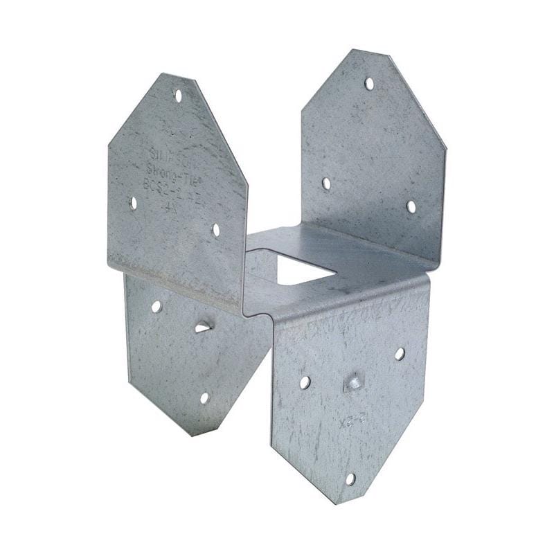 Simpson Strong-Tie BCS2-2/4Z ZMax 3.56 in. H X 3.13 in. W 18 Ga. Steel Post Base
