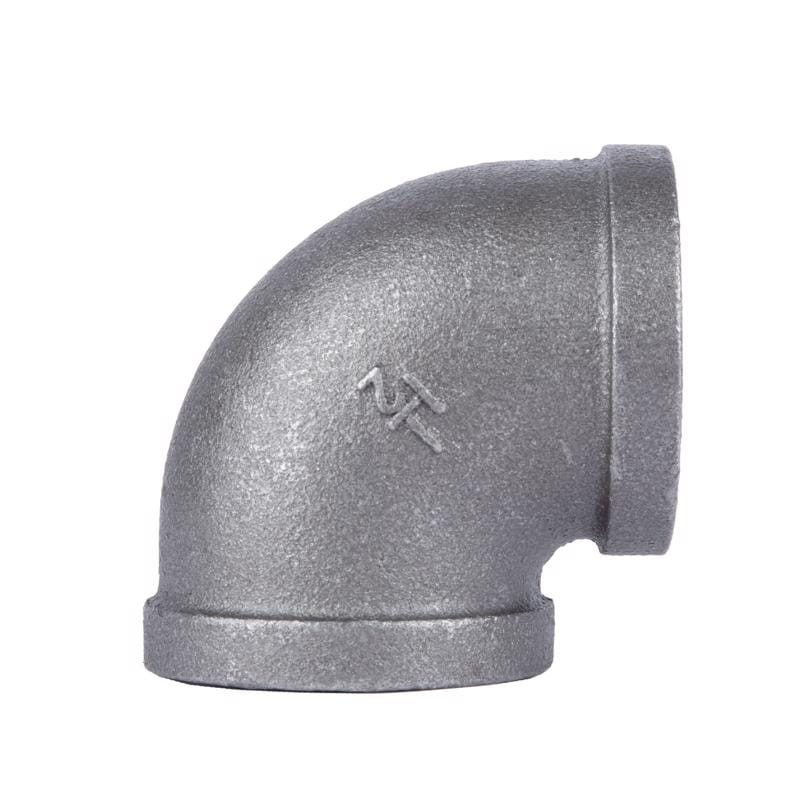 B & K 310UE90-112 STZ Industries 1-1/2 in. FIP each X 1-1/2 in. D FIP Black Malleable Iron 90 Degree Elbow