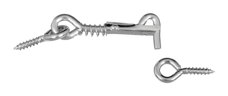 National Hardware N170-738 Zinc-Plated Silver Steel 2 in. L Safety Hook and Eye 1 pk