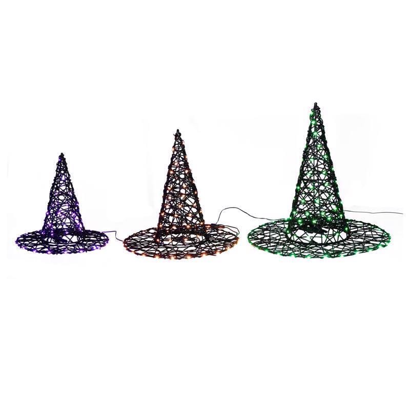 Celebrations 14-02014A Halloween LED Witch Hat Halloween Decor