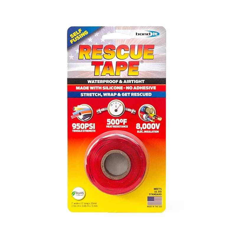 Rescue Tape RT12012BRE Red 1 in. W X 12 ft. L Silicone Tape