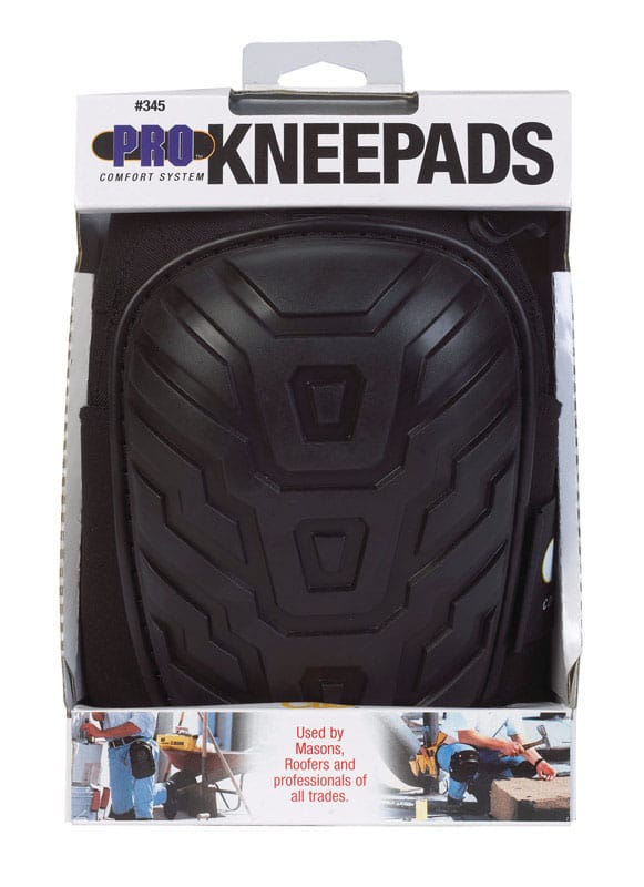 CLC 345 7 in. L X 4.9 in. W Foam/Polyester Knee Pads Black