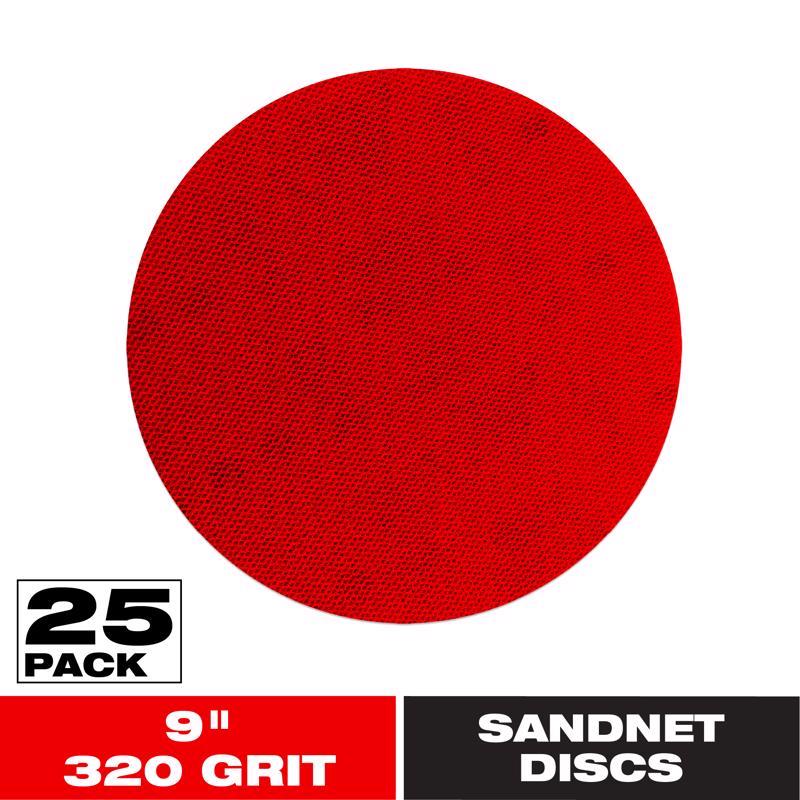 Diablo DND090320H25G SandNet 9 in. L X 9 in. W Ceramic 320 Grit Ultra Fine Drywall Sand Pad