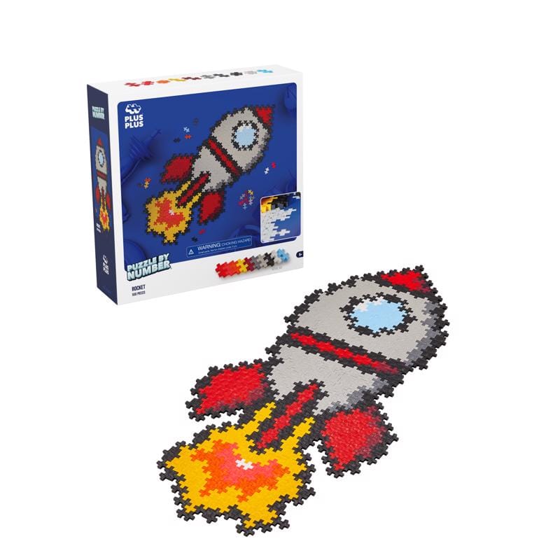 Plus-Plus Usa 05129 Plus-Plus Puzzle By Number Puzzle Multicolored 500 pc