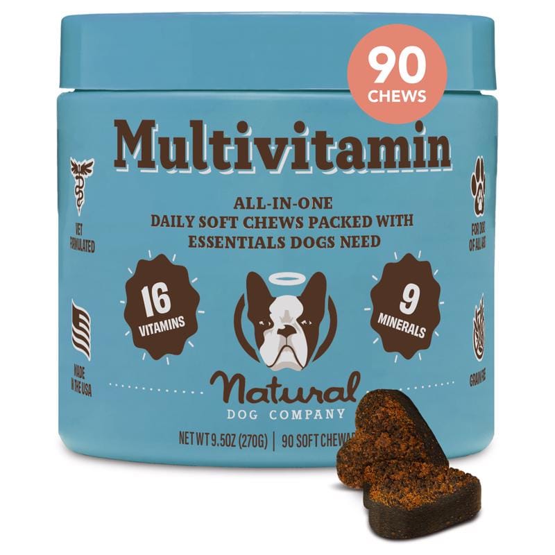 Natural Dog Company SC-MLTX-90 Dog Precision Nutrition Multi-Vitamins 9.5 oz