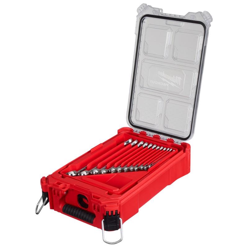 Milwaukee 48-22-9484 Packout 12 Point SAE Wrench Set 15 pc