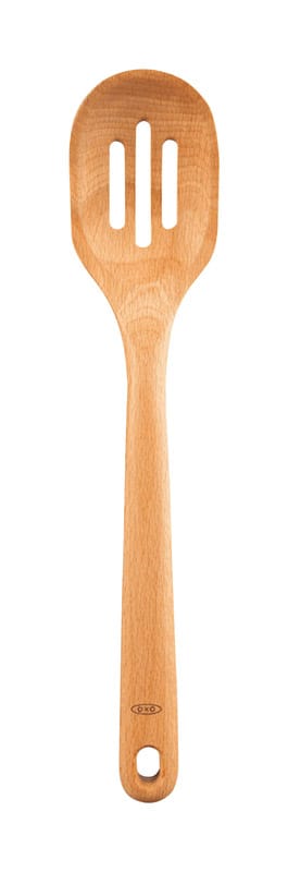 Oxo 1058021V2 Good Grips Wood Beechwood Slotted Spoon