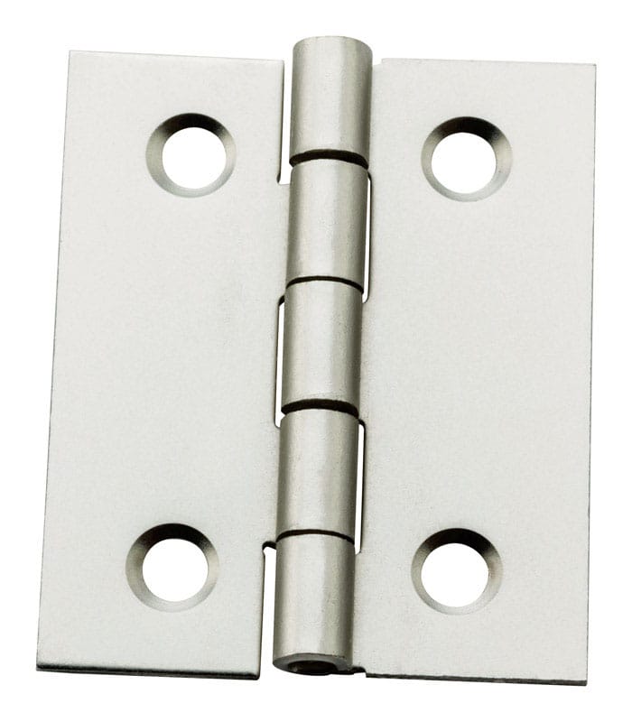 National Hardware N211-014 1-1/2 in. L Satin Nickel Door Hinge 1 pk