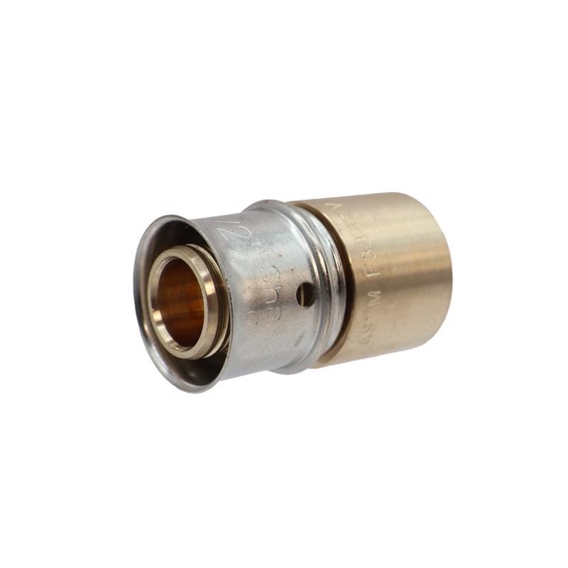 SharkBite UCP600Z PEX Press 1/2 in. Press each X 1/2 in. D Female Sweat each Brass Female Sweat Adapter