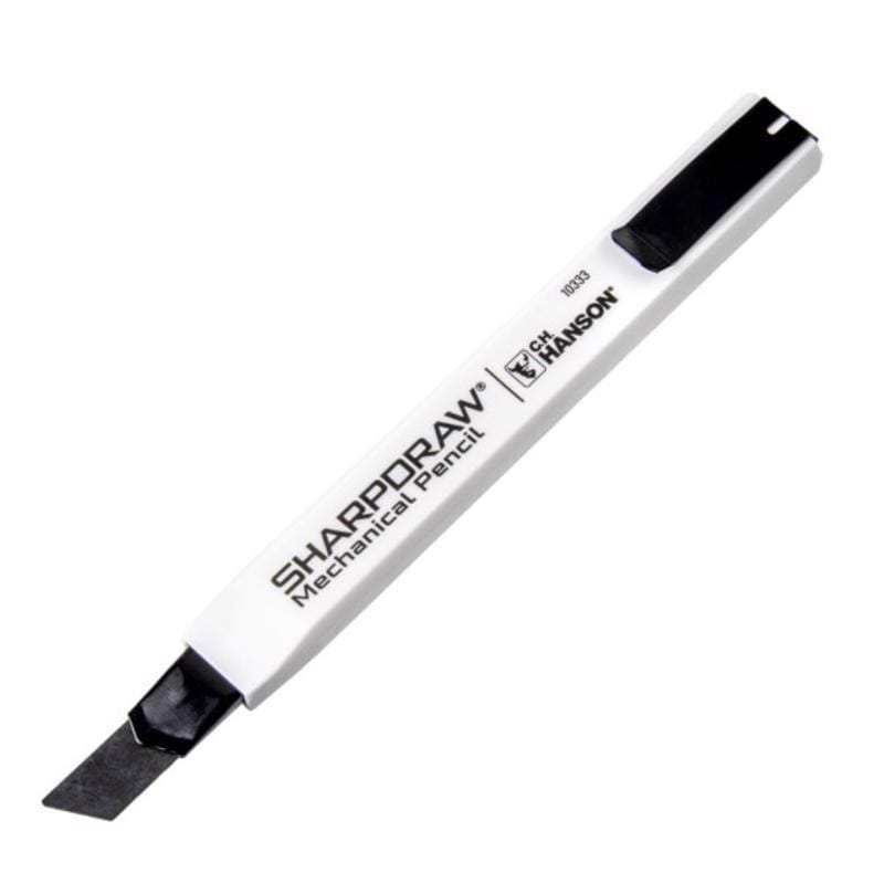 C.H. Hanson 10333 SharpDraw 7 in. L Mechanical Carpenter Pencil w/refill Snap-Off Pencil Blade White 1 pc