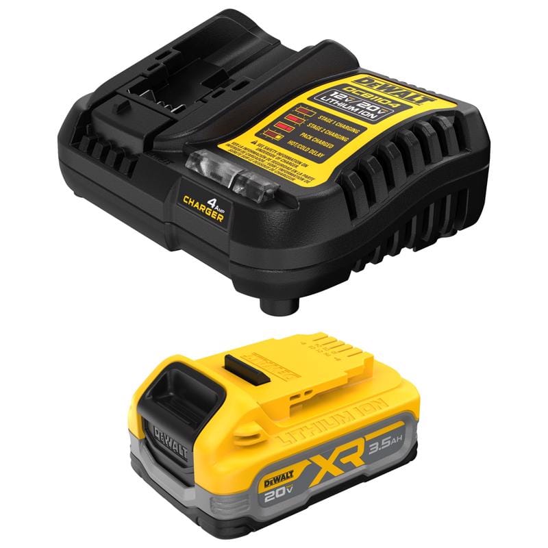 Dewalt DCBP320C 20V MAX XR DCBP320C 3.5 Ah Lithium-Ion Battery and Charger Starter Kit 2 pc