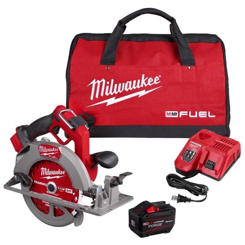 Milwaukee Tool 2834-21HD Milwaukee M18 FUEL 7-1/4 in. Cordless Brushless Circular Saw Kit (Battery & Charger)