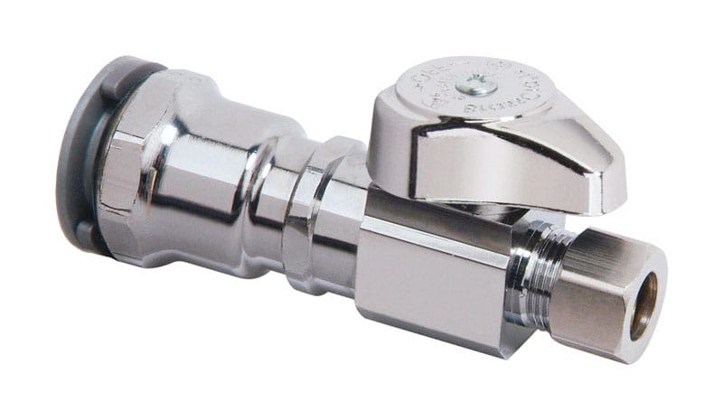 BrassCraft G2PS14X C1 1/2 in. NPC X 3/8 in. Brass Straight Stop Valve
