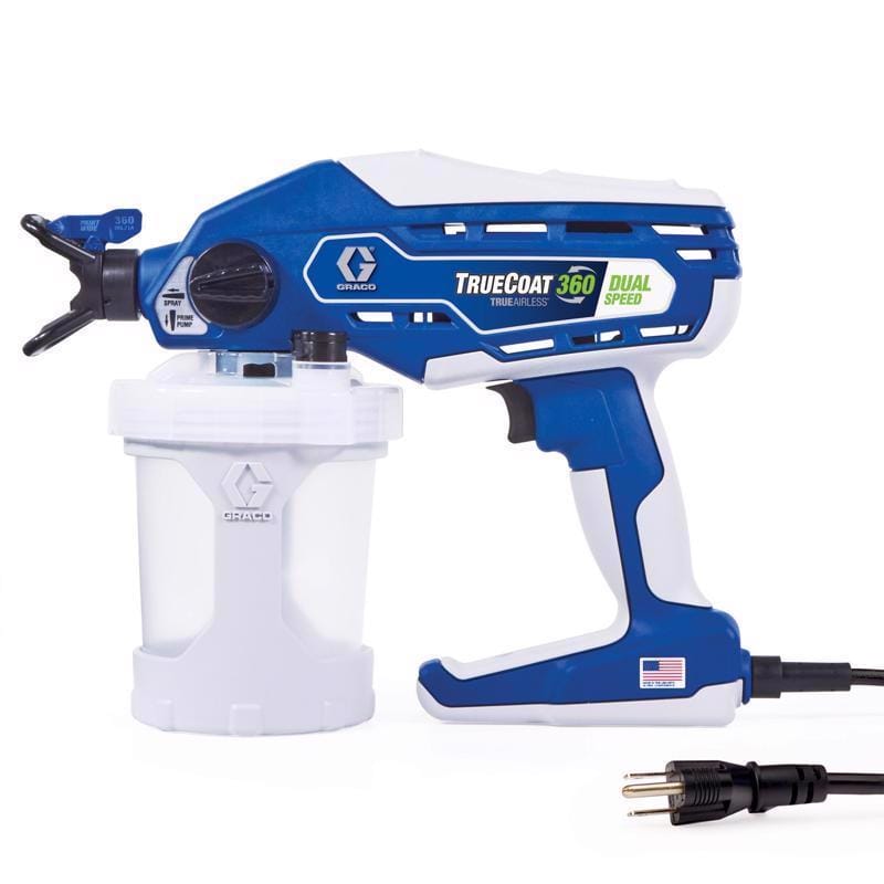 Graco 26D281 TrueCoat 360 2000 psi Plastic Handheld Paint Sprayer