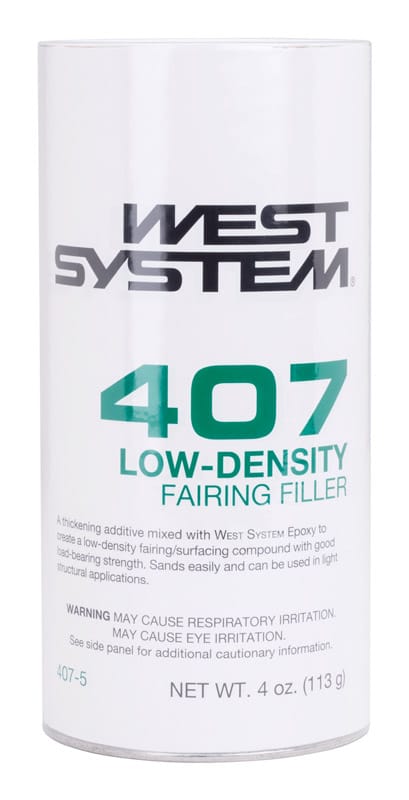 West System 407-5 407 Filler Medium Strength Microfibers Red / Brown Fairing Filler 4 oz