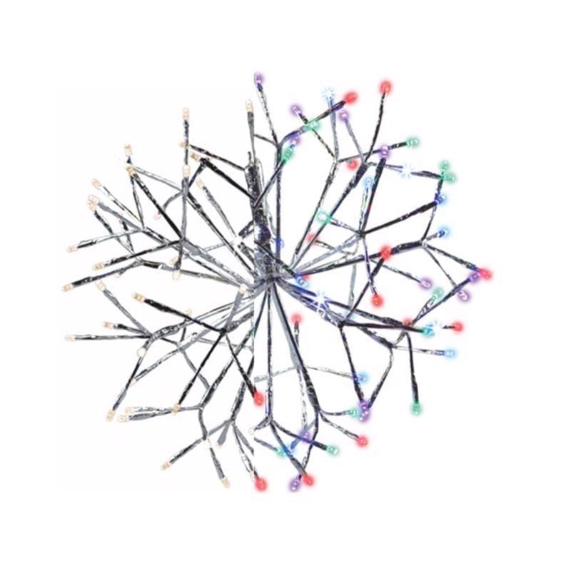 Celebrations 23-10005A LED Multi Shimmering Sphere 12 in. Hanging Decor