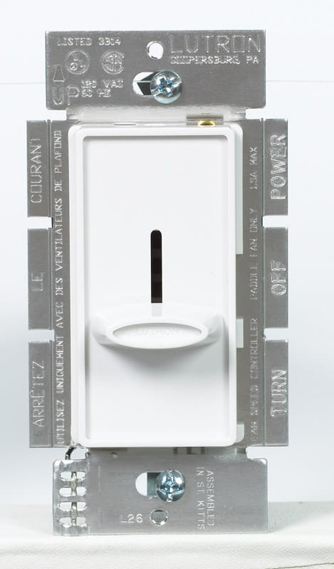 Lutron SFSQ-FH-WH Skylark 1.5 amps Slide Fan Control White 1 pk