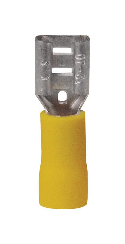 Gardner Bender 20-145F 12-10 Ga. Insulated Wire Female Disconnect Yellow 16 pk
