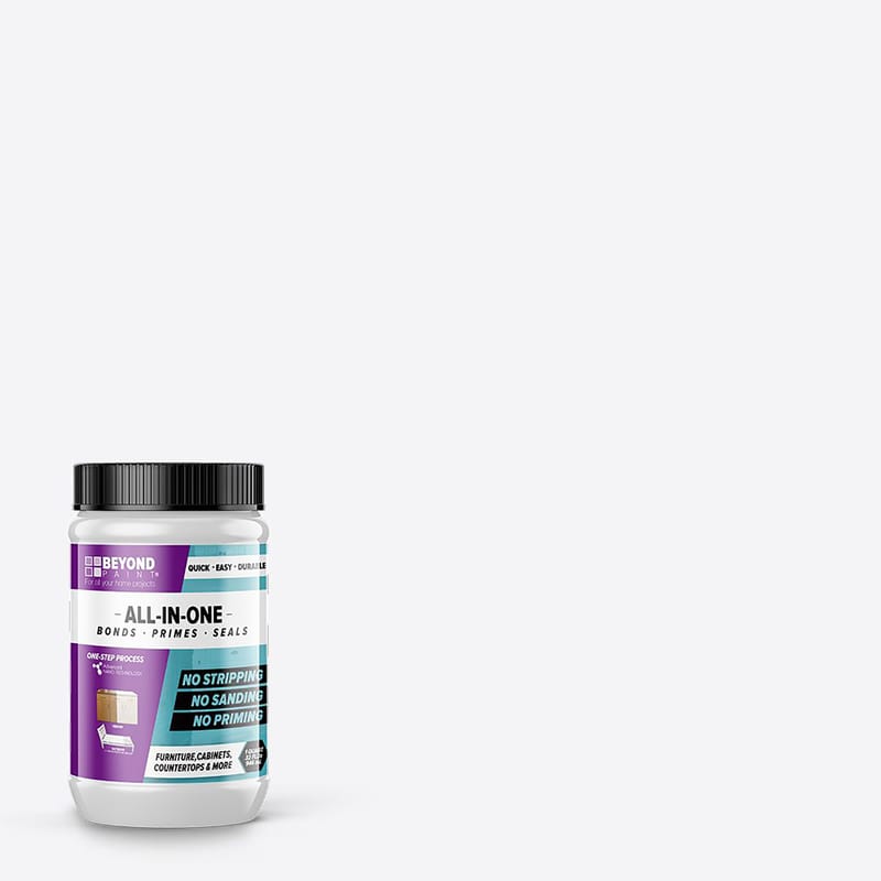 Beyond Paint BP12CP Matte Bright White Water-Based Paint Exterior and Interior 1 qt