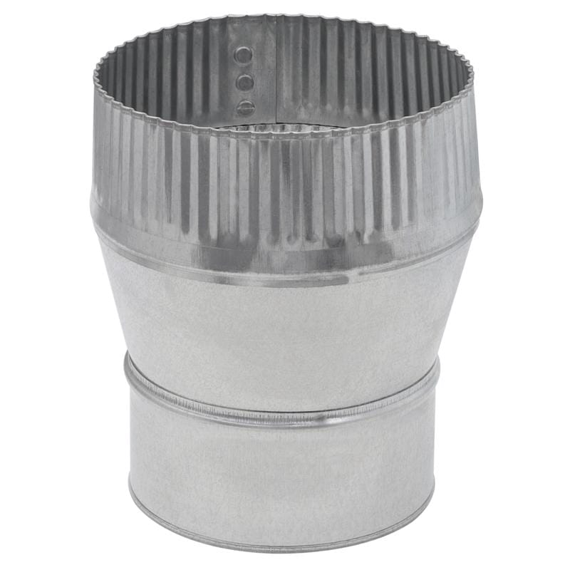 Imperial GV1419 4 in. D X 5 in. D Galvanized Steel Stove Pipe Increaser