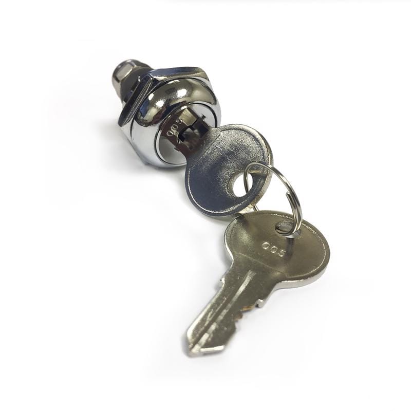 Architectural Mailboxes LOCKSTAM Brushed Nickel Steel Clockwise Mailbox Lock 2