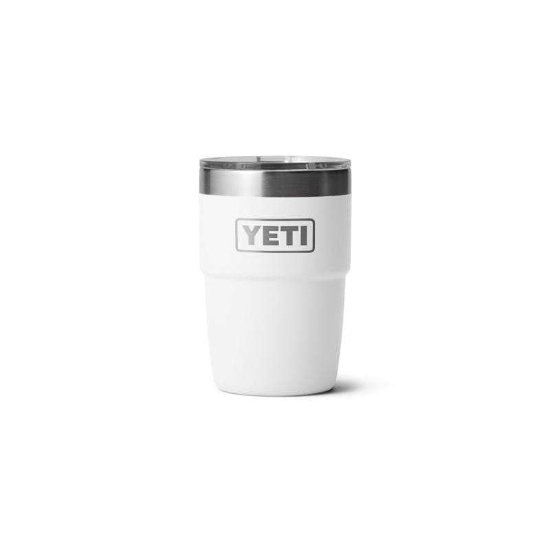 Yeti 21071507375 Rambler 8 oz White BPA Free Ceramic Lined Stackable Tumbler with MagSlider Lid