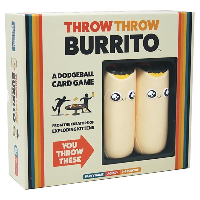 Exploding Kittens EKCTTBCORE1 Throw Throw Burrito Dodgeball Card Party Game Multicolored