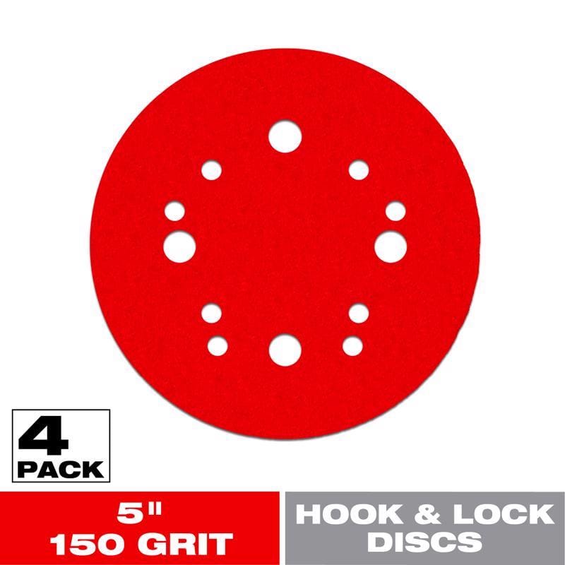 Diablo DCD050150H04G 5 in. Ceramic Blend Hook and Lock Sanding Disc 150 Grit Very Fine 4 pk