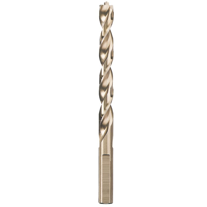 Dewalt DW1932 1/2 in. X 6 in. L High Speed Steel Pilot Point Drill Bit 3-Flat Shank 1 pc