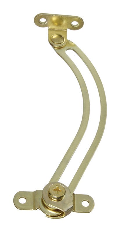 National Hardware N208-645 Brass-Plated Steel Left Hand Friction Lid Support 3/4 in. 5-17/32 in. 1 pk