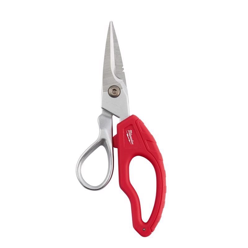 Milwaukee 48-22-4045 10.65 in. L Red Electrician Snips