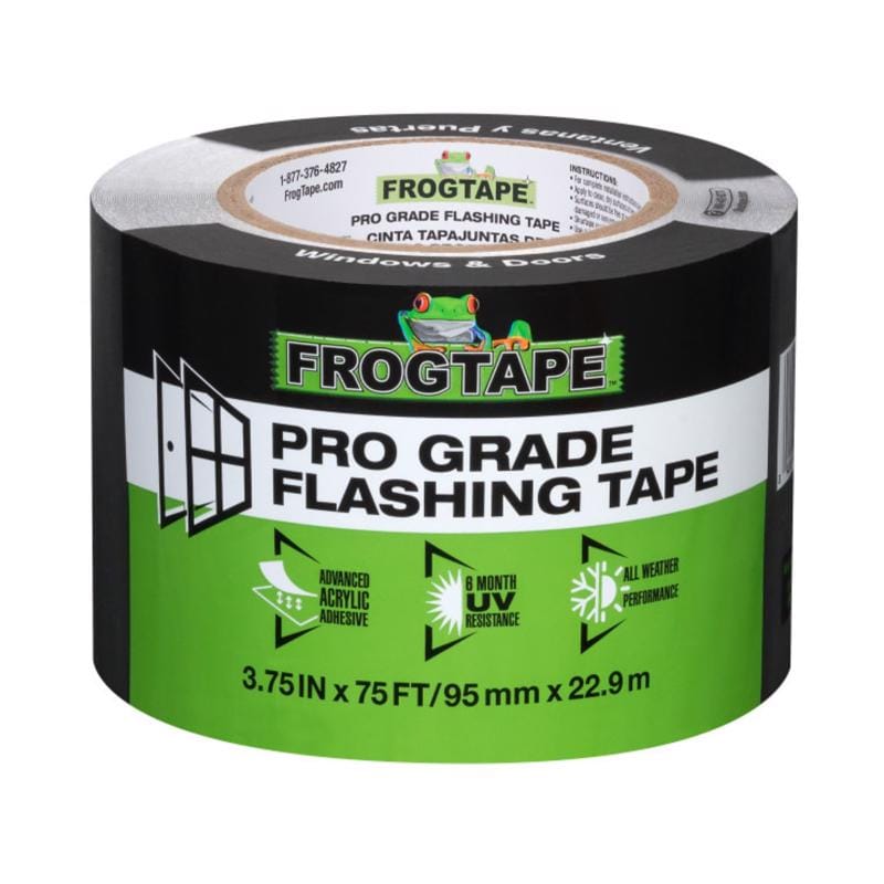 Frogtape 105724 Pro Grade 3.75 in. W X 75 ft. L Tape Flashing Tape Black