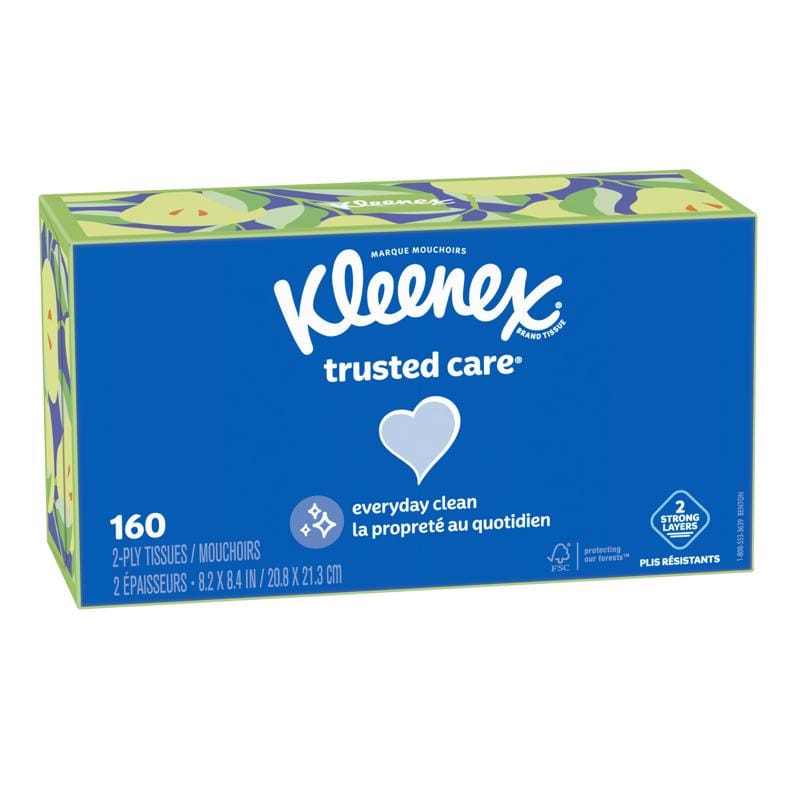 Kleenex 54266 Trusted Care 160 ct Facial Tissue