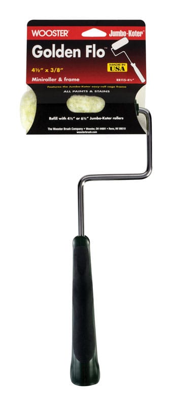 Wooster RR115-4 1/2 Jumbo-Koter 4-1/2 in. W Mini Paint Roller Frame and Cover Threaded End