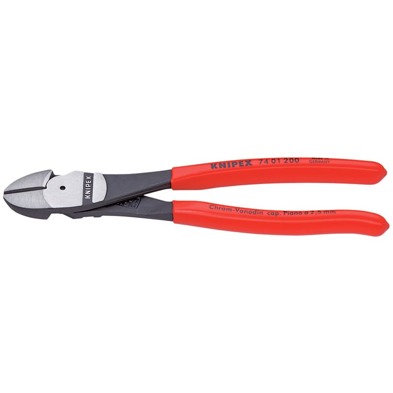 Knipex 74 01 200 SBA 8 in. Chrome Vanadium Steel High Leverage Diagonal Pliers