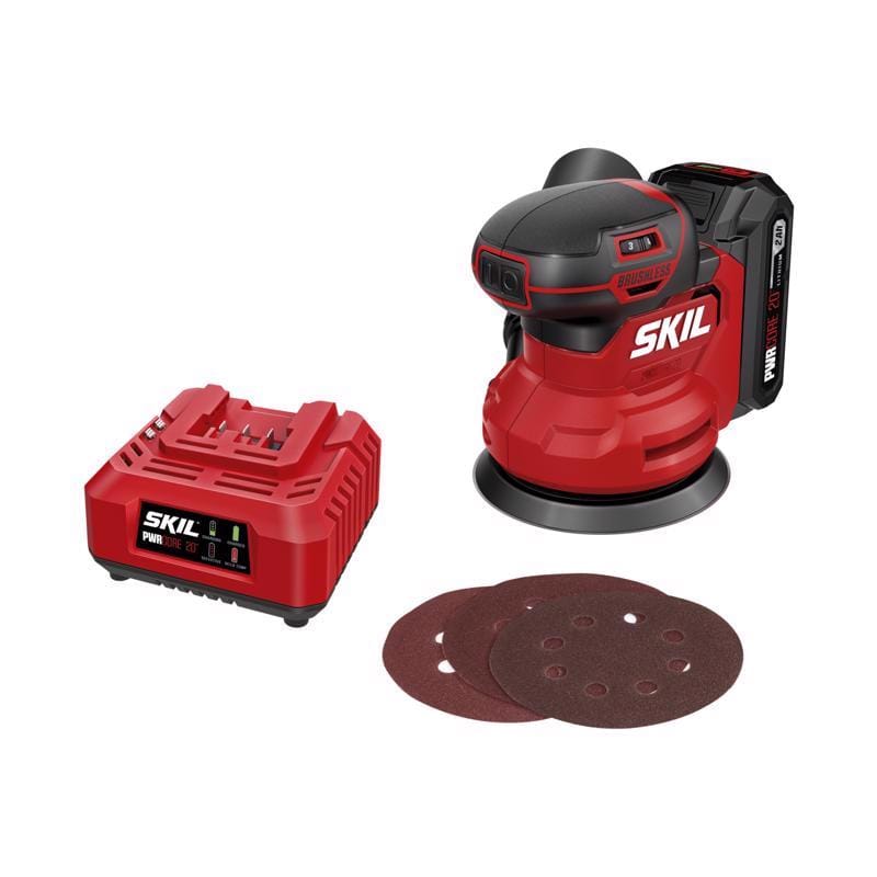 Skil SR7603B-10 20V PWR CORE Cordless 5 in. Random Orbit Sander Kit (Battery & Charger)
