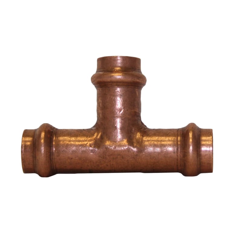 Nibco 9099300PCU 1 in. CTS X 1 in. D CTS/Press Copper Tee 1 pk