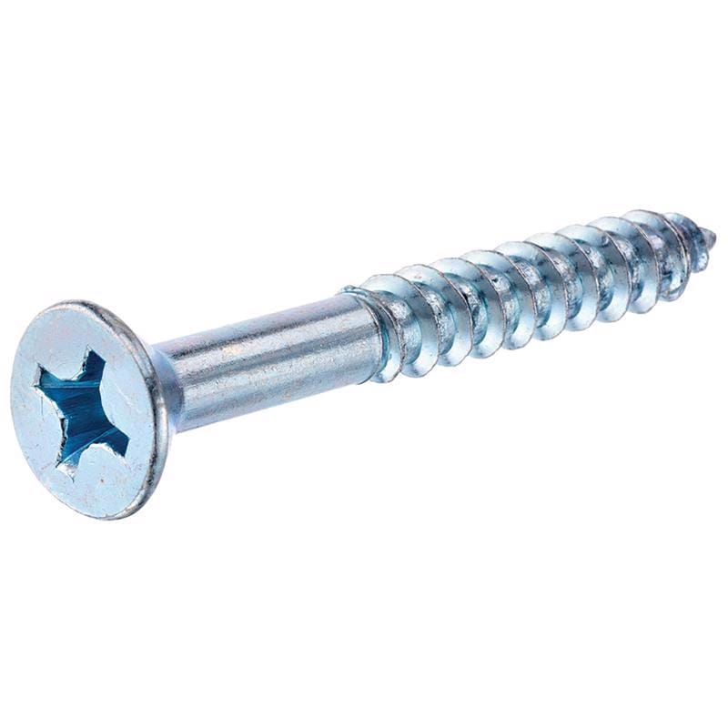 Hillman 40024 No. 6 Ga. X 1-1/4 in. L Phillips Zinc-Plated Coarse Wood Screws 100 pk