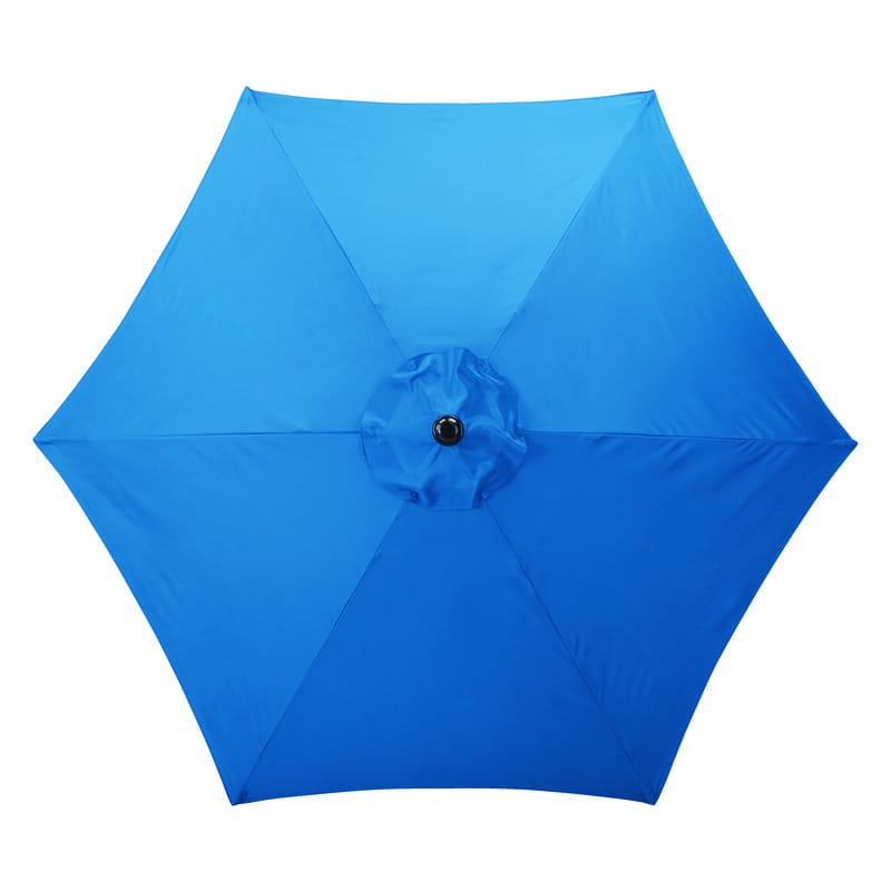 Living Accents UM90BKOBD34RB 9 ft. Tiltable Royal Blue Market Umbrella