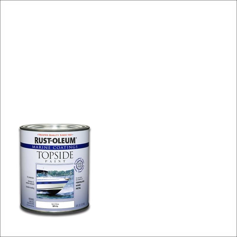 Rust-Oleum 207008 Gloss Clear Oil-Based Marine Spar Varnish 1 qt