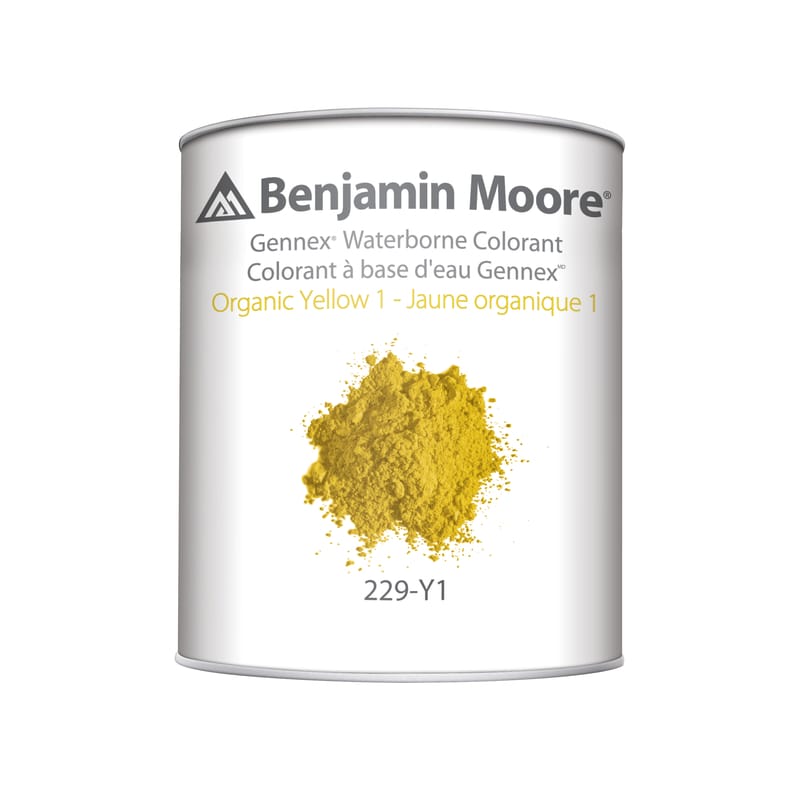 Benjamin Moore 0229Y1-004 Organic Yellow Paint Colorant 1 qt