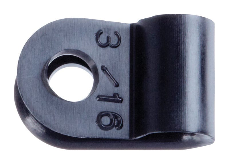 Jandorf 61450 3/16 in. D Nylon Cable Clamp 1 pk