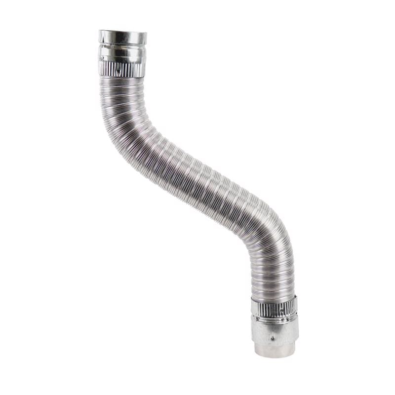 Selkirk 3EFC-3S 3 in. D X 42 in. L Aluminum/Galvanized Steel Gas Vent Connector