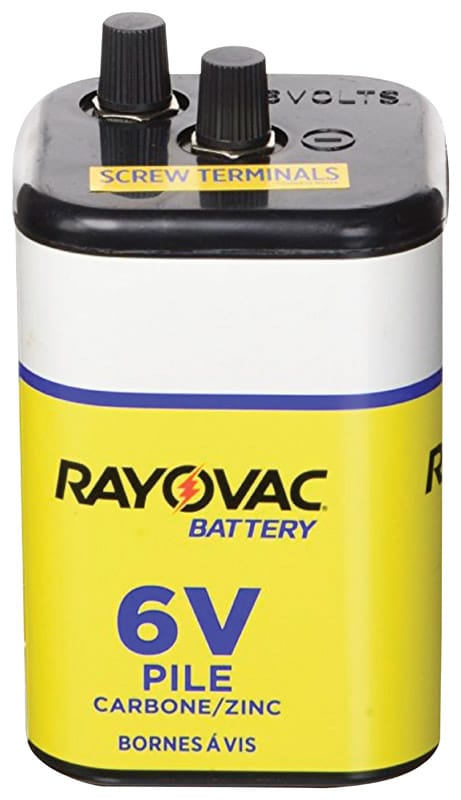 Rayovac 945R4C 6-Volt Zinc Carbon Lantern Battery 1 pk Bulk