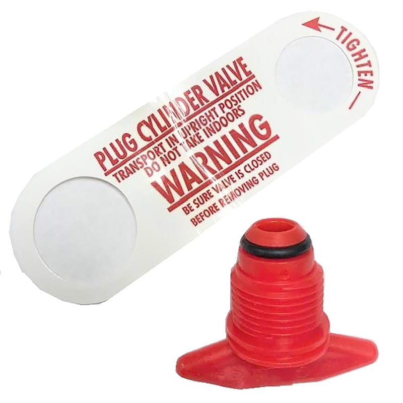 Us Hardware RV-522C 6.8 in. L Plug for Propane Bottle 1 pk