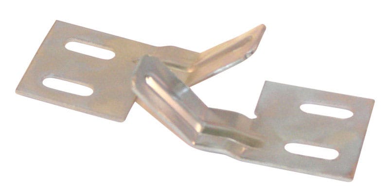 Barton Kramer 376C 1-3/8 in. L Mill Silver Steel Door Aligner 2 pk